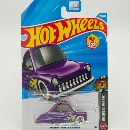 Hot wheels tooned purple - hot,